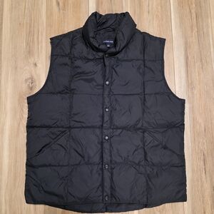 Lands' End Men's Dark Puffer Vest